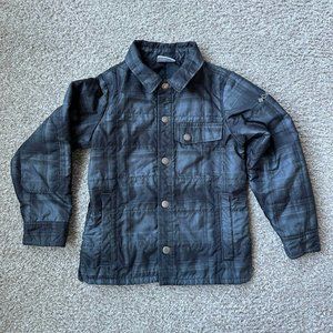 Columbia Boys' Agent Avalanche Quilted Insulated Jacket Shacket - Size XS (6/7)
